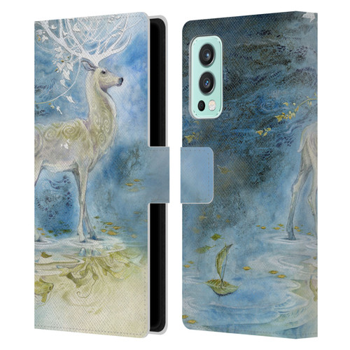 Stephanie Law Stag Sonata Cycle Deer Leather Book Wallet Case Cover For OnePlus Nord 2 5G