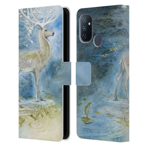 Stephanie Law Stag Sonata Cycle Deer Leather Book Wallet Case Cover For OnePlus Nord N100