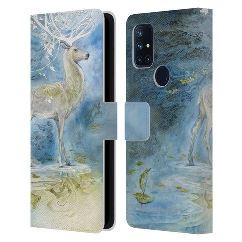 Stephanie Law Stag Sonata Cycle Deer Leather Book Wallet Case Cover For OnePlus Nord N10 5G