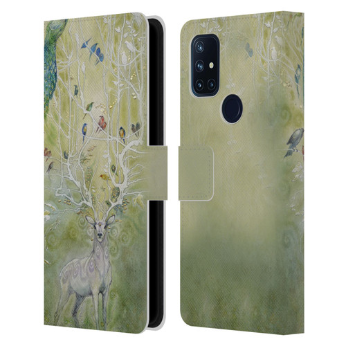 Stephanie Law Stag Sonata Cycle Deer 2 Leather Book Wallet Case Cover For OnePlus Nord N10 5G