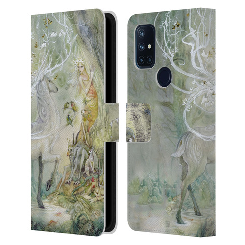 Stephanie Law Stag Sonata Cycle Scherzando Leather Book Wallet Case Cover For OnePlus Nord N10 5G