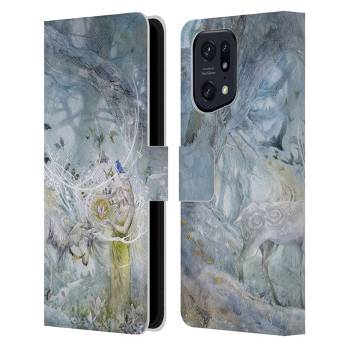 Stephanie Law Stag Sonata Cycle Resonance Leather Book Wallet Case Cover For OPPO Find X5 Pro