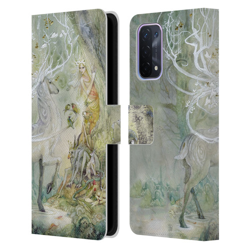 Stephanie Law Stag Sonata Cycle Scherzando Leather Book Wallet Case Cover For OPPO A54 5G