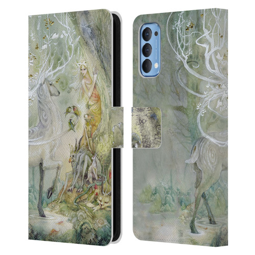 Stephanie Law Stag Sonata Cycle Scherzando Leather Book Wallet Case Cover For OPPO Reno 4 5G