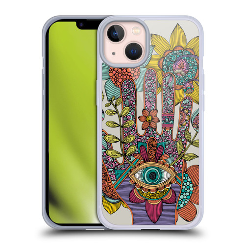 Valentina Symbols Illustration Hamsa Soft Gel Case for Apple iPhone 13