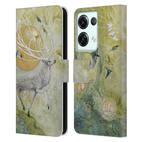 Stephanie Law Stag Sonata Cycle Allegro 2 Leather Book Wallet Case Cover For OPPO Reno8 Pro