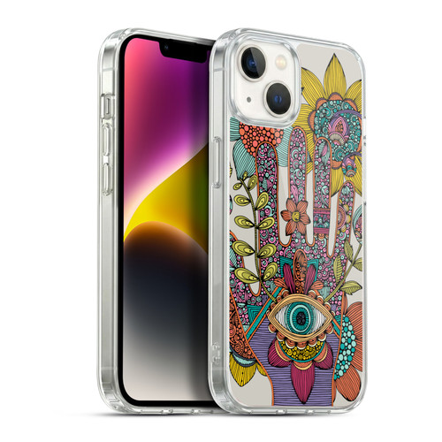 Valentina Symbols Illustration Hamsa Soft Gel Case for Apple iPhone 14 Plus & MagSafe