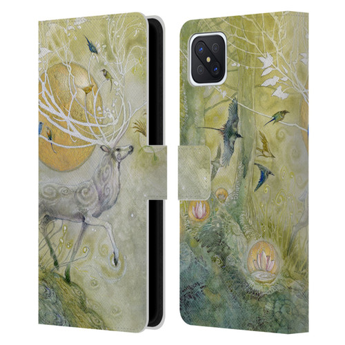 Stephanie Law Stag Sonata Cycle Allegro 2 Leather Book Wallet Case Cover For OPPO Reno4 Z 5G