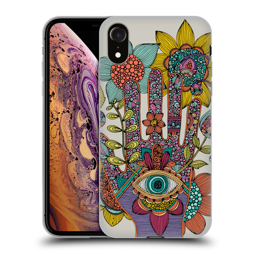 Valentina Symbols Illustration Hamsa Soft Gel Case for Apple iPhone XR