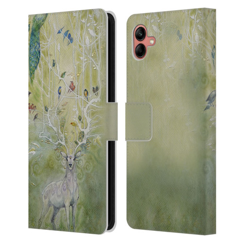 Stephanie Law Stag Sonata Cycle Deer 2 Leather Book Wallet Case Cover For Samsung Galaxy A04 (2022)