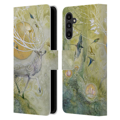 Stephanie Law Stag Sonata Cycle Allegro 2 Leather Book Wallet Case Cover For Samsung Galaxy A13 5G (2021)