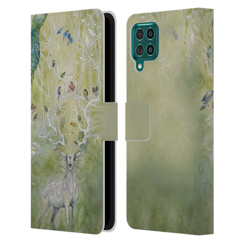 Stephanie Law Stag Sonata Cycle Deer 2 Leather Book Wallet Case Cover For Samsung Galaxy F62 (2021)