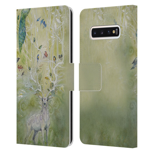 Stephanie Law Stag Sonata Cycle Deer 2 Leather Book Wallet Case Cover For Samsung Galaxy S10