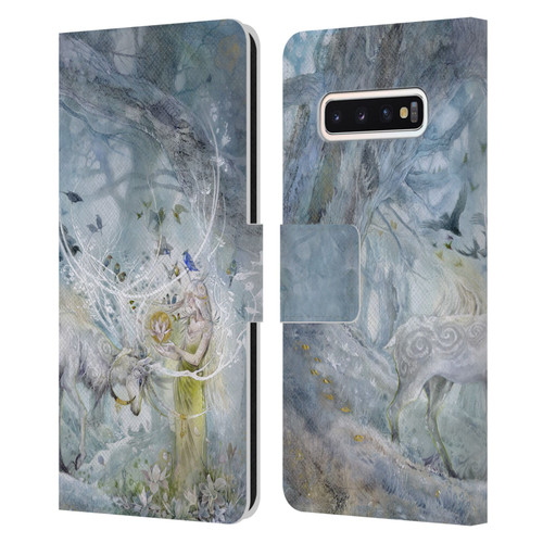 Stephanie Law Stag Sonata Cycle Resonance Leather Book Wallet Case Cover For Samsung Galaxy S10