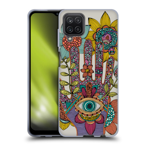 Valentina Symbols Illustration Hamsa Soft Gel Case for Samsung Galaxy A12 (2020)