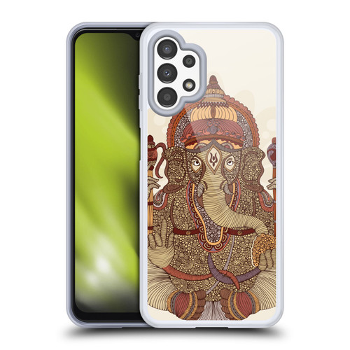 Valentina Symbols Illustration Ganesha Soft Gel Case for Samsung Galaxy A13 (2022)