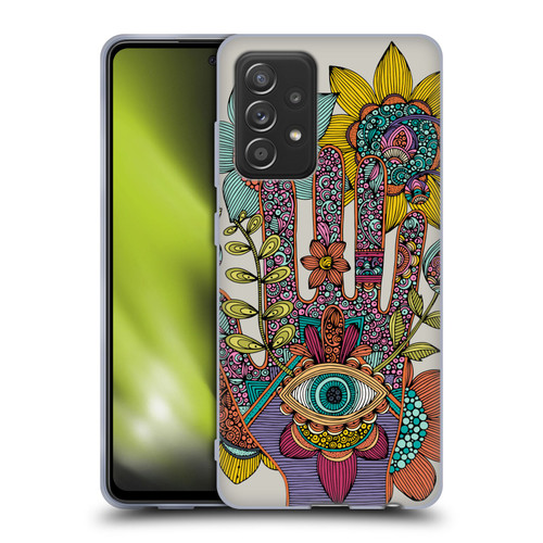 Valentina Symbols Illustration Hamsa Soft Gel Case for Samsung Galaxy A52 / A52s / 5G (2021)