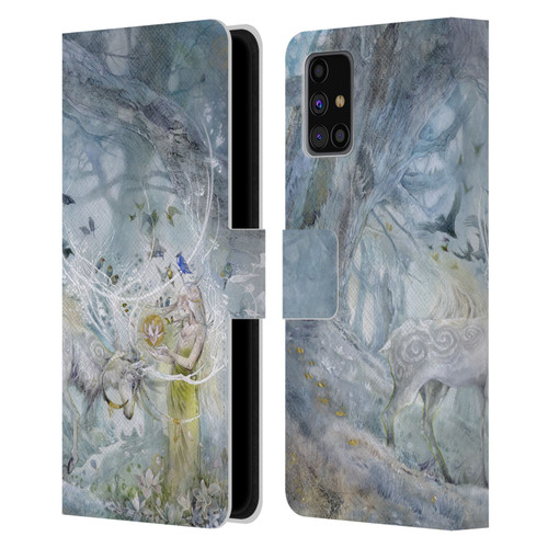 Stephanie Law Stag Sonata Cycle Resonance Leather Book Wallet Case Cover For Samsung Galaxy M31s (2020)