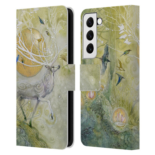 Stephanie Law Stag Sonata Cycle Allegro 2 Leather Book Wallet Case Cover For Samsung Galaxy S22 5G