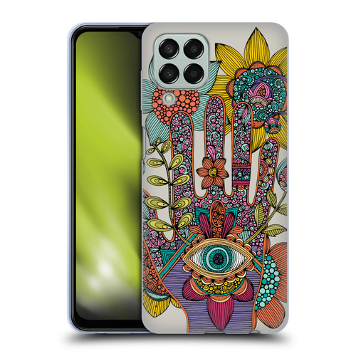 Valentina Symbols Illustration Hamsa Soft Gel Case for Samsung Galaxy M33 (2022)