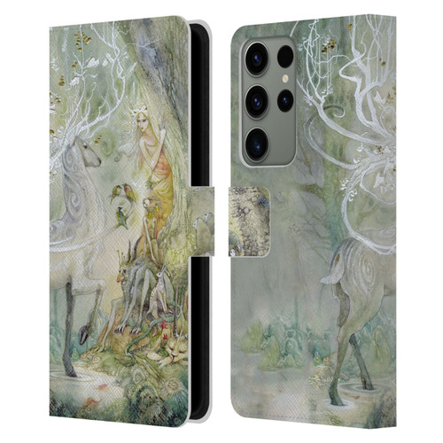 Stephanie Law Stag Sonata Cycle Scherzando Leather Book Wallet Case Cover For Samsung Galaxy S23 Ultra 5G