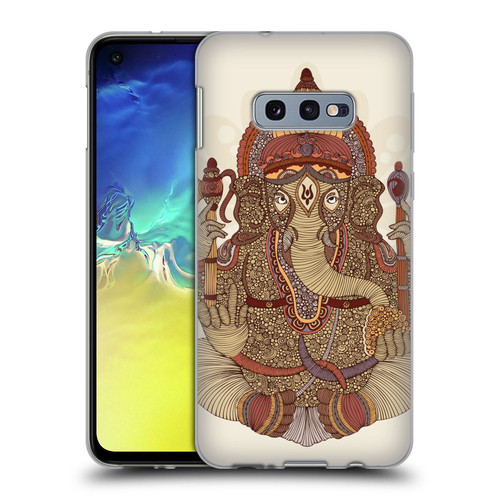 Valentina Symbols Illustration Ganesha Soft Gel Case for Samsung Galaxy S10e