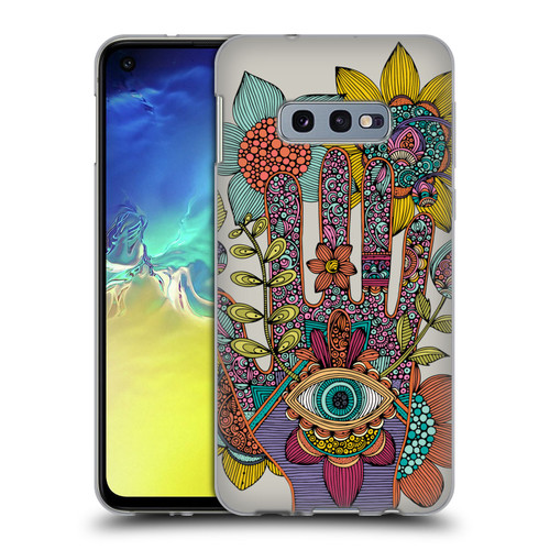 Valentina Symbols Illustration Hamsa Soft Gel Case for Samsung Galaxy S10e