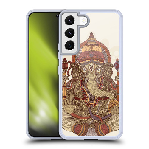 Valentina Symbols Illustration Ganesha Soft Gel Case for Samsung Galaxy S22 5G