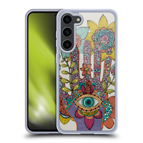 Valentina Symbols Illustration Hamsa Soft Gel Case for Samsung Galaxy S23+ 5G