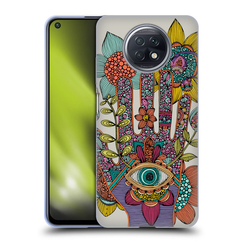 Valentina Symbols Illustration Hamsa Soft Gel Case for Xiaomi Redmi Note 9T 5G