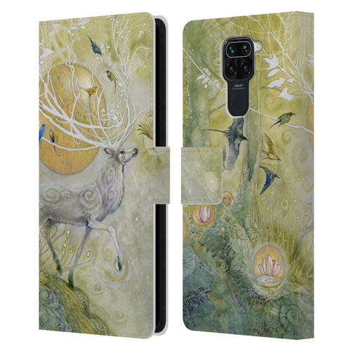 Stephanie Law Stag Sonata Cycle Allegro 2 Leather Book Wallet Case Cover For Xiaomi Redmi Note 9 / Redmi 10X 4G