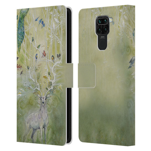 Stephanie Law Stag Sonata Cycle Deer 2 Leather Book Wallet Case Cover For Xiaomi Redmi Note 9 / Redmi 10X 4G