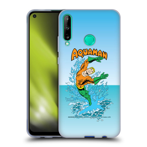 Aquaman DC Comics Fast Fashion Splash Soft Gel Case for Huawei P40 lite E
