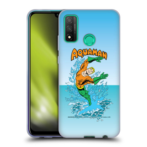 Aquaman DC Comics Fast Fashion Splash Soft Gel Case for Huawei P Smart (2020)
