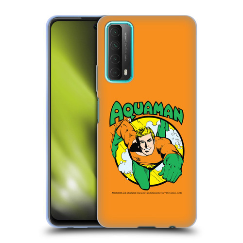 Aquaman DC Comics Fast Fashion Swim 2 Soft Gel Case for Huawei P Smart (2021)