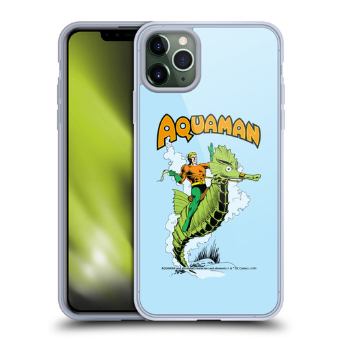 Aquaman DC Comics Fast Fashion Storm Soft Gel Case for Apple iPhone 11 Pro Max