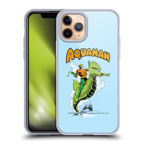 Aquaman DC Comics Fast Fashion Storm Soft Gel Case for Apple iPhone 11 Pro
