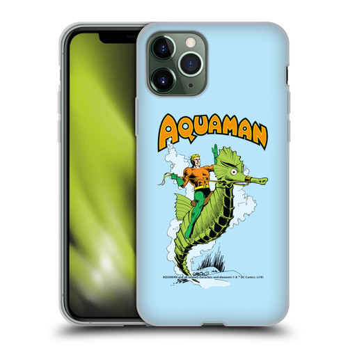 Aquaman DC Comics Fast Fashion Storm Soft Gel Case for Apple iPhone 11 Pro