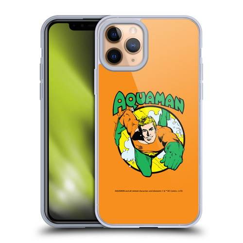 Aquaman DC Comics Fast Fashion Swim 2 Soft Gel Case for Apple iPhone 11 Pro