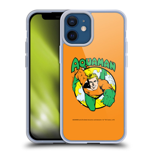 Aquaman DC Comics Fast Fashion Swim 2 Soft Gel Case for Apple iPhone 12 Mini