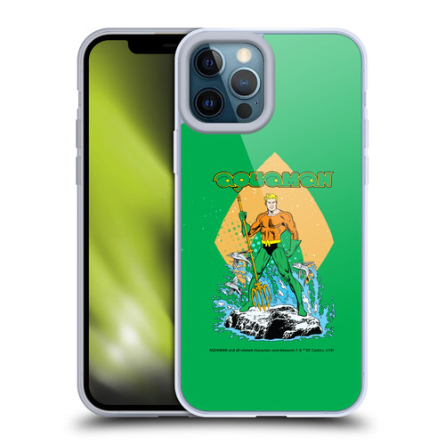 Aquaman DC Comics Fast Fashion Trident Soft Gel Case for Apple iPhone 12 Pro Max