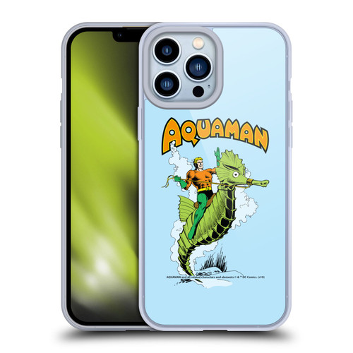 Aquaman DC Comics Fast Fashion Storm Soft Gel Case for Apple iPhone 13 Pro Max