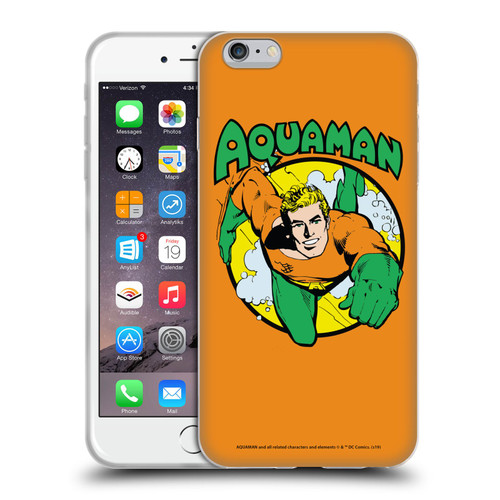 Aquaman DC Comics Fast Fashion Swim 2 Soft Gel Case for Apple iPhone 6 Plus / iPhone 6s Plus