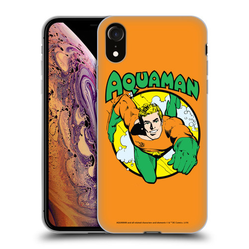 Aquaman DC Comics Fast Fashion Swim 2 Soft Gel Case for Apple iPhone XR
