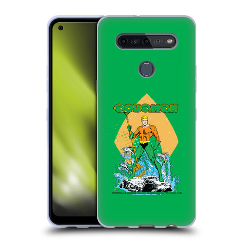 Aquaman DC Comics Fast Fashion Trident Soft Gel Case for LG K51S