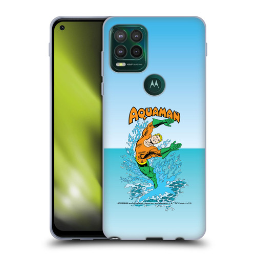 Aquaman DC Comics Fast Fashion Splash Soft Gel Case for Motorola Moto G Stylus 5G 2021