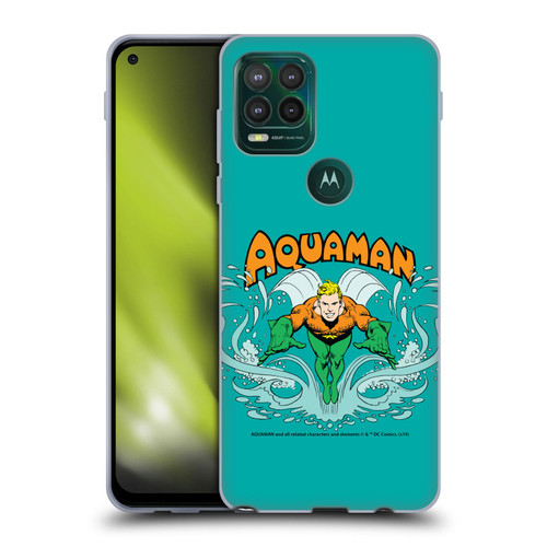 Aquaman DC Comics Fast Fashion Swim Soft Gel Case for Motorola Moto G Stylus 5G 2021