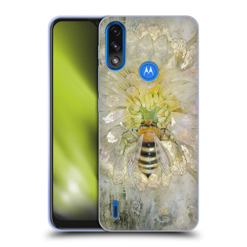 Stephanie Law Immortal Ephemera Bee Soft Gel Case for Motorola Moto E7 Power / Moto E7i Power