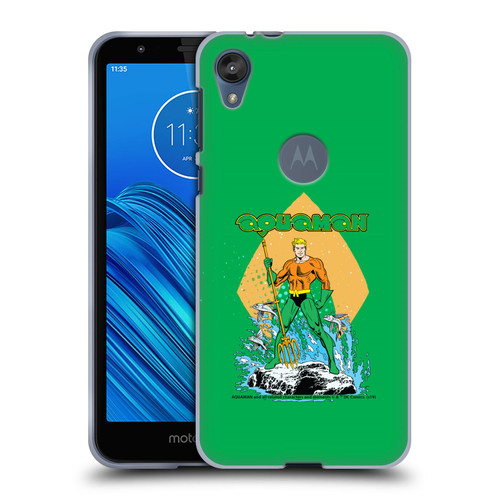 Aquaman DC Comics Fast Fashion Trident Soft Gel Case for Motorola Moto E6