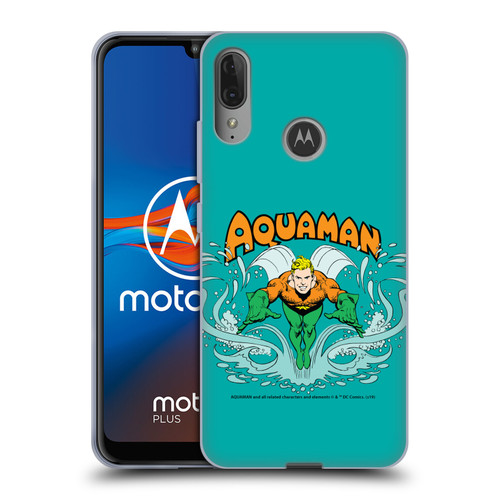 Aquaman DC Comics Fast Fashion Swim Soft Gel Case for Motorola Moto E6 Plus